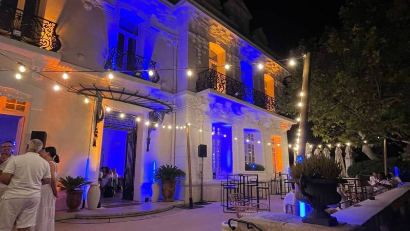 mise en lumière villa gaby - événement professionnel