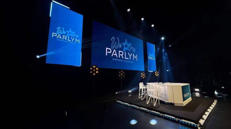 Mur led P1.9 - événement d'entreprise marseille 