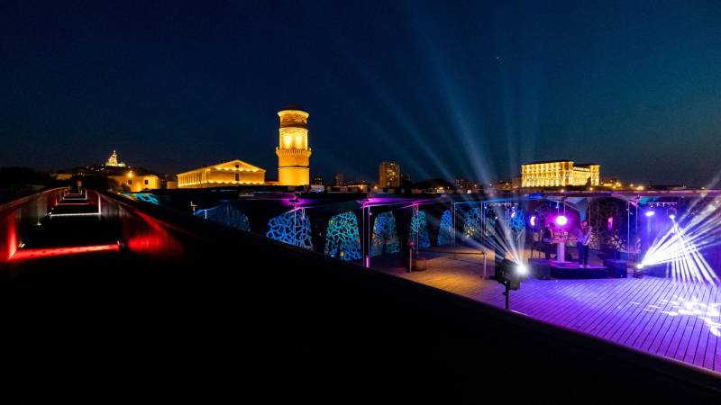 Soirée d'entreprise MUCEM - mise en lumière