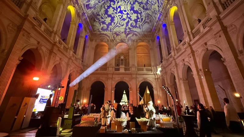 mise en lumière palais de la bourse marseille