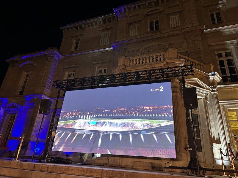 Matériel de diffusion vidéo pour séminaire en région PACA