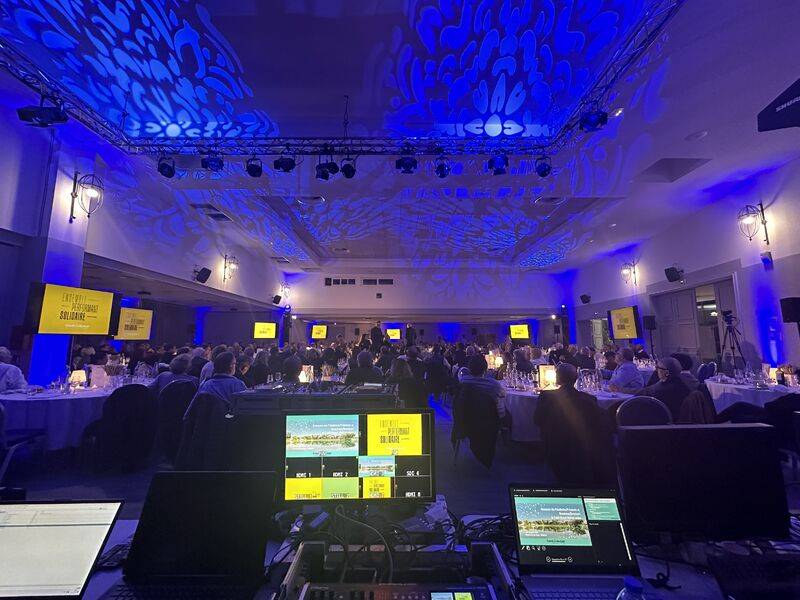 Equipements de régie vidéo pour événement d'entreprise en région PACA