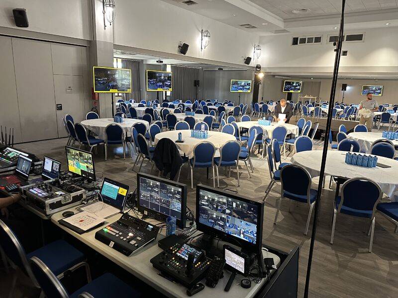 Equipements de régie vidéo pour plénière en région PACA