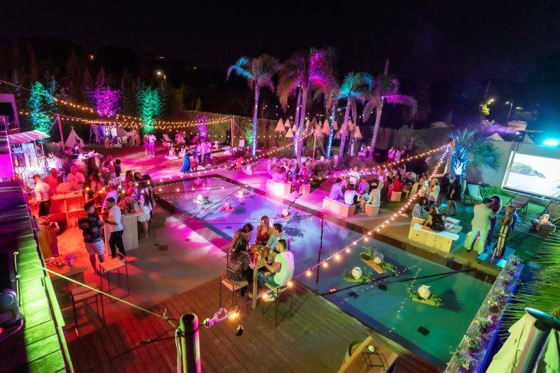 Mise en lumière pour soirée d'entreprise en région PACA