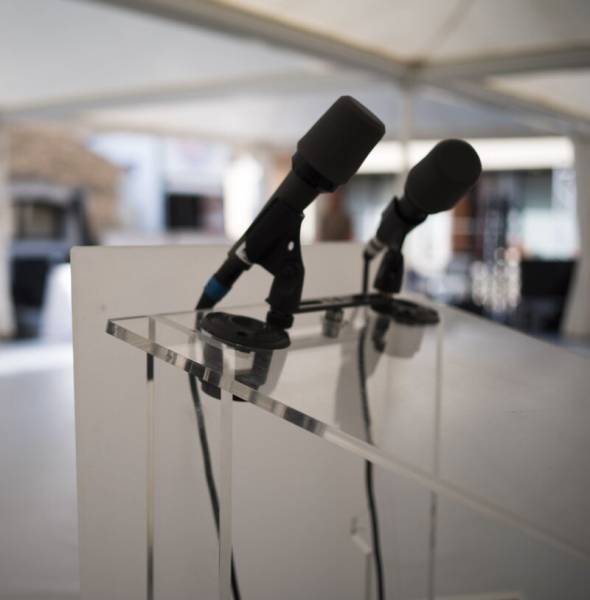 micro pour discours - événement professionnel - région PACA 