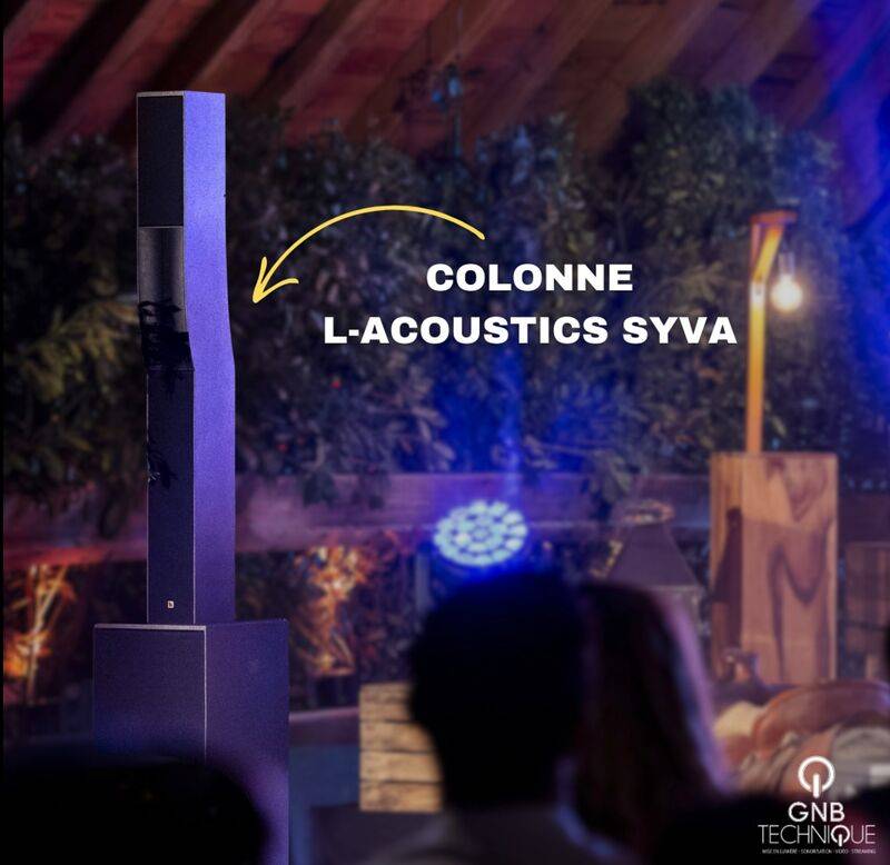 enceinte l-acoustics syva - événement professionnel - région PACA