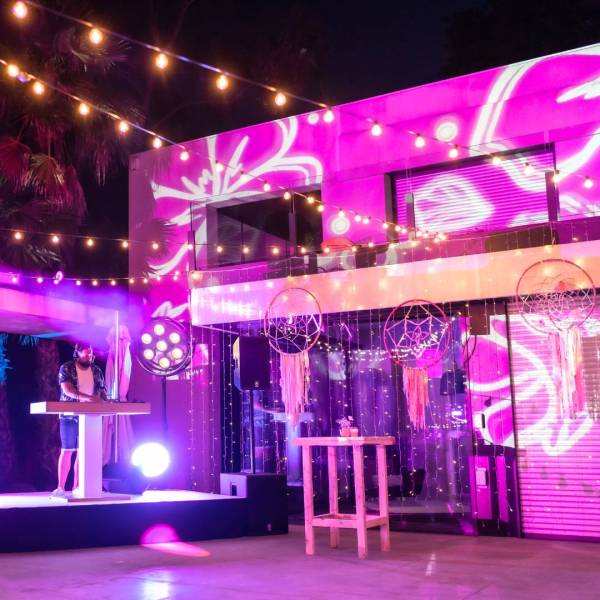 scénographie événementielle et mapping vidéo