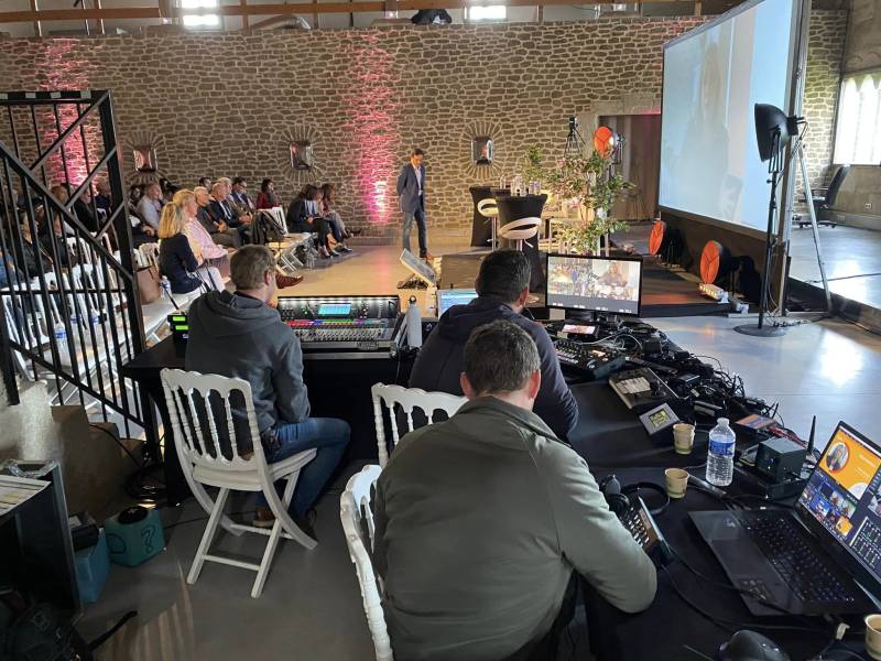 mise en lumière, sonorisation, vidéo - événement professionnel - région PACA