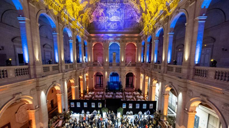 mise en lumière palais de la bourse marseille